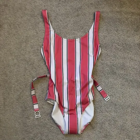 Solid & Striped THE ANNE-MARIE BELT COSMIC STRIPE sz S NWT's - Picture 2 of 7